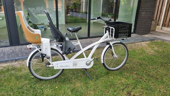 Tweelingfiets, Fietsen en Brommers, Fietsen | Dames | Moederfietsen, Gebruikt, Overige merken, Versnellingen, Ophalen