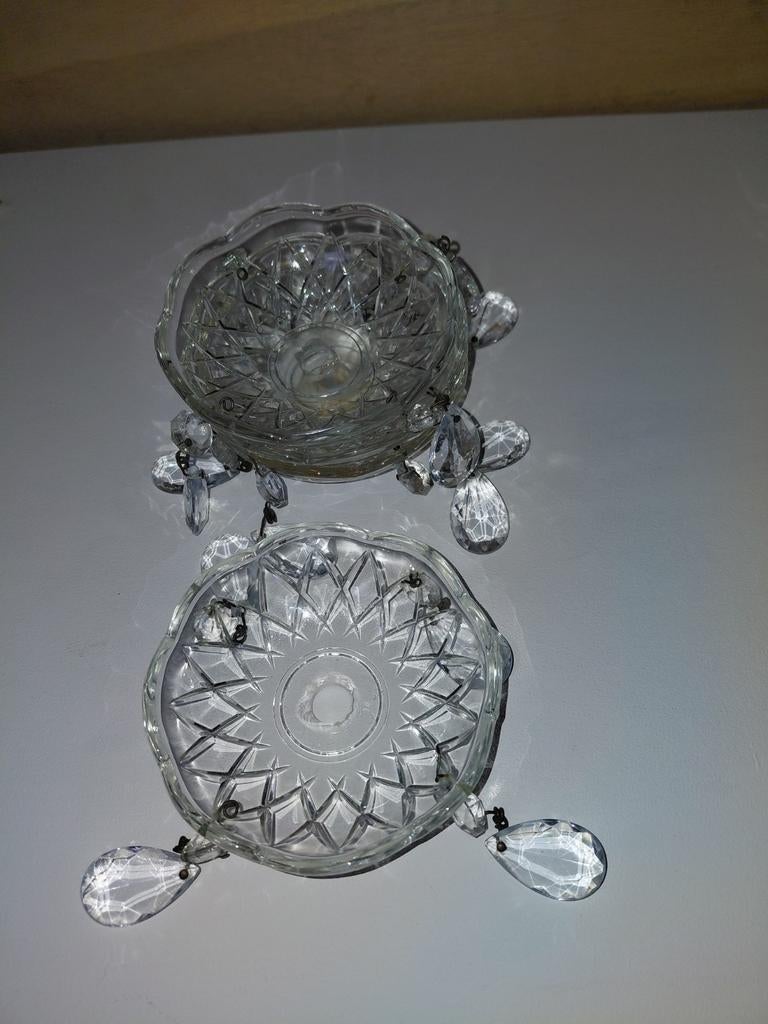 4 Bobeches voor Kroonluchter/Wandlamp, Antiek en Kunst, Ophalen of Verzenden
