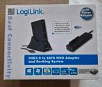 LogiLink USB 3.0 naar SATA HDD Docking Station, Ophalen of Verzenden, Nieuw