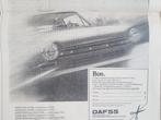 AUTO'S Advertentie DAF 55 (krant 1970), Nederland, 1960 tot 1980, Knipsel(s), Ophalen of Verzenden