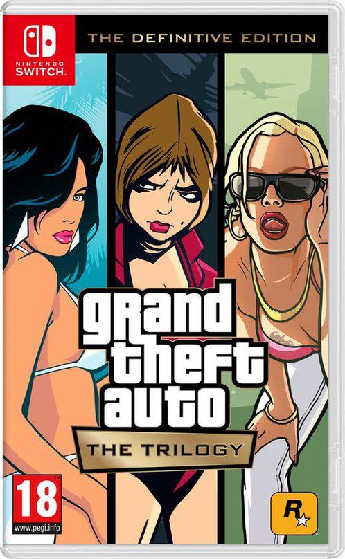Grand Theft Auto the trilogy voor Nintendo Switch, Spelcomputers en Games, Games | Nintendo Switch, Zo goed als nieuw, Simulatie