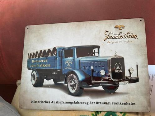 Frankenheim der feine unterschied. Brauwerei zum Falken bier, Antiek en Kunst, Antiek | Emaille, Ophalen