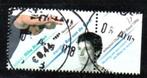 ‹(•¿•)› nl # i0068 sport tab zwemmen, Ophalen, Na 1940, Gestempeld
