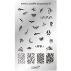 KONAD Square plate 07 ' TRIBAL FLAME ', Ophalen of Verzenden