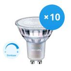 10x Philips MASTER Value LED spot GU10 Nieuw €39,50, Nieuw, Plafondspot of Wandspot, Led, Ophalen of Verzenden