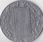 penning 1942 eeuwigdurende kalender zeldzaam, Postzegels en Munten, Penningen en Medailles, Verzenden, Overige materialen