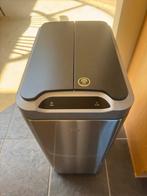 EKO Phantom sensor bin vuilnisbak 30 liter zgan, Ophalen, 50 tot 75 cm, Zo goed als nieuw, Rvs