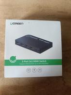 HDMI switch 3-port 3x1, Ophalen of Verzenden, Nieuw, Docking station