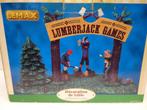 lemax Lumberjack Games kerstdorp accessoire houthakkers, Ophalen of Verzenden, Zo goed als nieuw