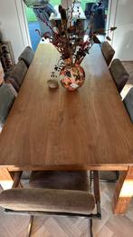 Teak Eettafel 240x100cm, Huis en Inrichting, Tafels | Eettafels, 100 tot 150 cm, Teakhout, 200 cm of meer, Ophalen of Verzenden