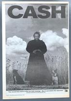 JOHNNY CASH 1994 Advertentie AMERICAN RECORDINGS Rick Rubin, Gebruikt, Ophalen of Verzenden, A4 of kleiner, Rechthoekig Staand
