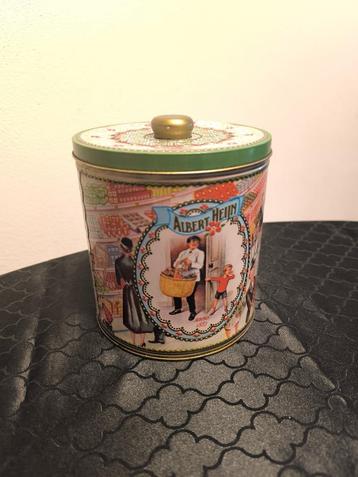 Vintage jubileum blik Albert Heijn Anno 1887 beschikbaar voor biedingen