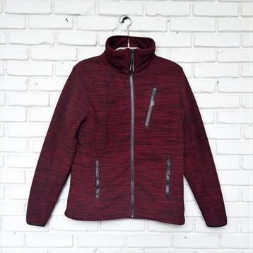 Kjelvik Vest Maat 36 Rood Zwart Leana Fleece Windproof beschikbaar voor biedingen