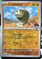 Pokemon - Hop's Silicobra (JTG 086) Reverse holo.., Ophalen of Verzenden, Nieuw, Losse kaart, Foil