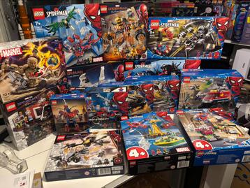 Lego Marvel Spiderman verzameling 15 sets, 14 nieuw 1 compl. beschikbaar voor biedingen