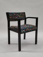 4x Vintage Pastoe houten eetkamerstoel hout stoel eettafel, Ophalen, Gebruikt, Blauw, .