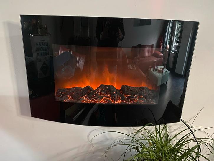 Elektrische Sfeerhaard - 3 standen, Huis en Inrichting, Kachels, Zo goed als nieuw, Hangend, Overige soorten, Elektrisch, Ophalen