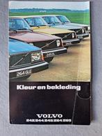 Brochure VOLVO Kleur en bekleding 242/244/245/264/265 - 1977, Boeken, Ophalen of Verzenden, Gelezen, Volvo