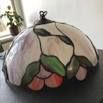 Hanglamp, Tiffany, glas in lood, vintage, jr 60/70, netjes, Ophalen of Verzenden