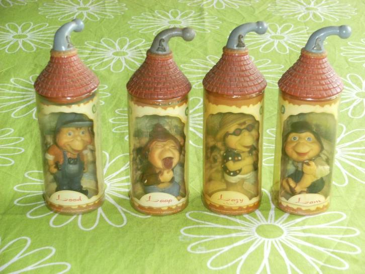 4x Efteling Laaf - Lazy Lam Lood en Laap, Verzamelen, Efteling, Zo goed als nieuw, Beeldje of Poppetje, Ophalen of Verzenden