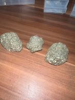 3 pyriet stukken, Ophalen of Verzenden, Mineraal