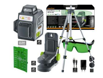 Nieuw! Laserliner PocketPlane-Laser 3G incl. koffer en stati beschikbaar voor biedingen