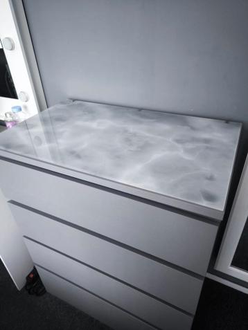 IKEA Malm GRIJS kast met 5 lades - afbeelding 10