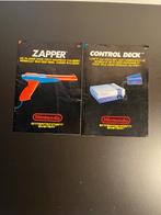 Handleidingen nes en zapper, Spelcomputers en Games, Games | Nintendo NES, 1 speler, Ophalen, Zo goed als nieuw, Vanaf 3 jaar