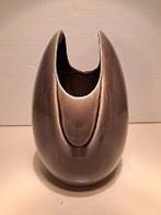 Abstracte keramieken vaas, Overige kleuren, Aardewerk of Porselein, Ophalen of Verzenden, Zo goed als nieuw