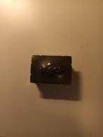 Tinnen luciferdoos houder OUD/ DENMARK, Antiek en Kunst, Ophalen of Verzenden