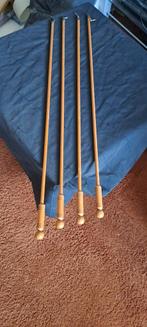 Houten roede set, Minder dan 50 cm, Gebruikt, Bruin, Vintage