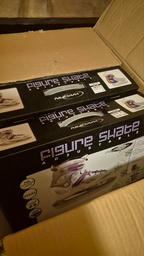 ✅️⛸️NIEUW. VERSTELBARE SCHAATSEN MAAT 34-37, Ophalen of Verzenden, Nieuw, IJshockeyschaatsen, Nijdam