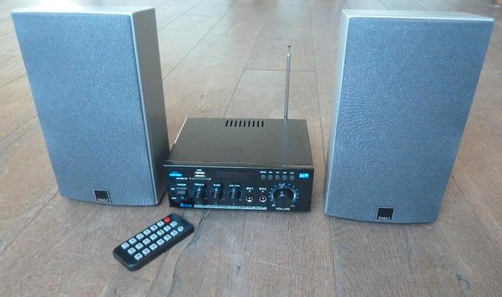 Muziek Streamen vanaf SmartPhone of Tablet ook MP3 of SDCard, Audio, Tv en Foto, Stereo-sets, Nieuw, Tuner of Radio, Speakers