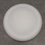 Plafondlamp Bulleye wit met witmelkglas 17cm diameter., Glas, Ophalen of Verzenden, Zo goed als nieuw