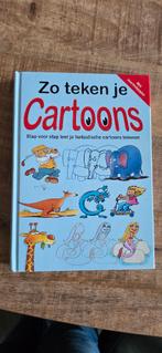 Zo teken je cartoons boek, Ophalen of Verzenden, Gebruikt, Overige typen