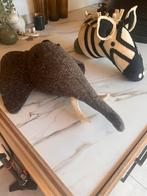 Fiona Walker - Dierenkop voor aan de muur (olifant/zebra), Kinderen en Baby's, Ophalen of Verzenden, Zo goed als nieuw, Wanddecoratie