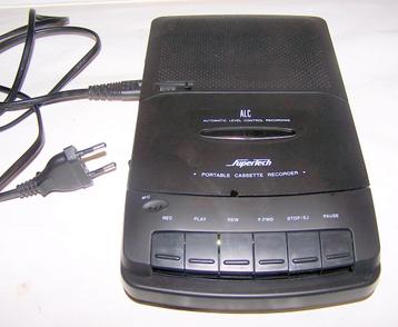 Supertech TRC-8 cassettedeck met microfoon. Nieuwstaat. beschikbaar voor biedingen