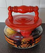 Vintage schaal met deksel inclusief sierfruit, Huis en Inrichting, Woonaccessoires | Overige, Ophalen