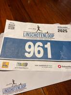 Startnummer Halve Marathon van Linschoten, Tickets en Kaartjes, Sport | Overige, Oktober