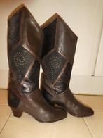 Tatiana 90's vintage laarzen 37 1/2 kalfsleer bruintinten, Hoge laarzen, Bruin, Verzenden, Tatiana