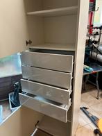 Opbergkast, glimmende witte panelen, 194x60x41, Huis en Inrichting, Kasten | Kledingkasten, Ophalen, Gebruikt, Met lade(s), 150 tot 200 cm