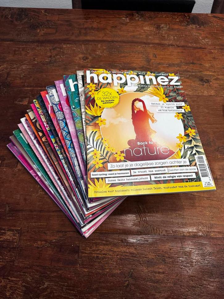 16x Happinez en 1x Flow, Boeken, Tijdschriften en Kranten, Damesbladen, Ophalen
