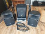 PA set - Geluidsinstallatie – JB Systems & Behringer, Muziek en Instrumenten, Ophalen, Zo goed als nieuw, 500 tot 1000 watt, P.A.