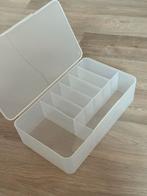 Opbergdoos met vakken - Kunststof, Ophalen of Verzenden, Zo goed als nieuw, Kunststof, Minder dan 50 cm