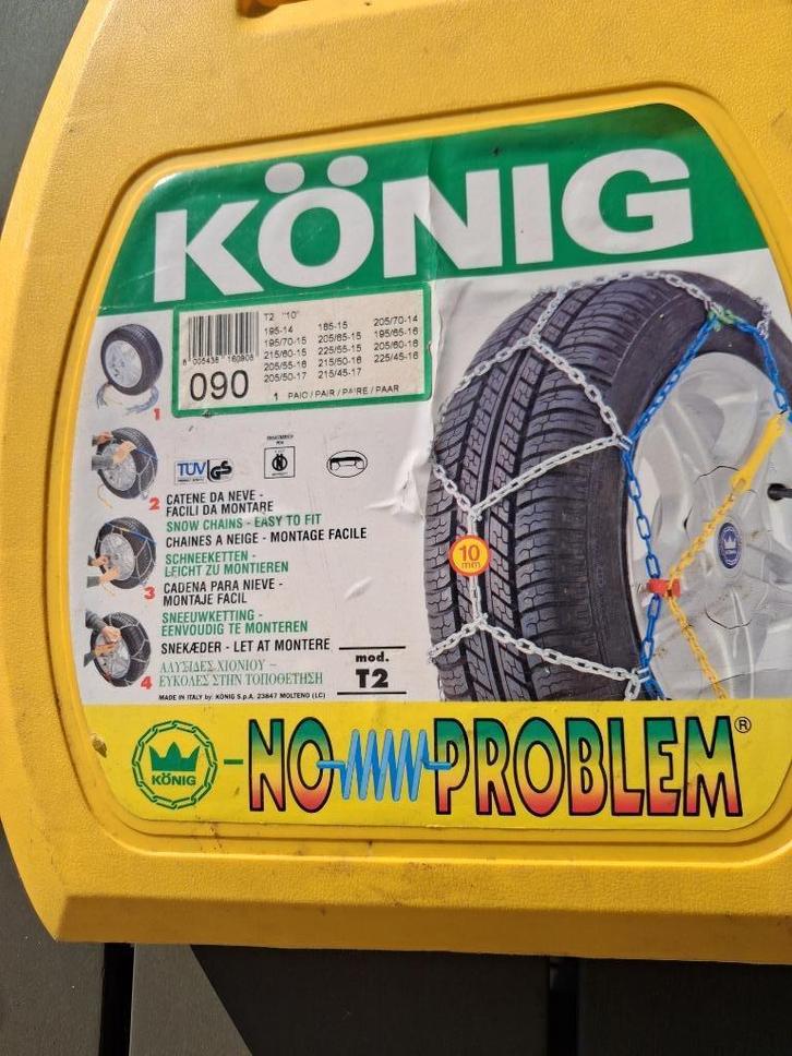 Konig Sneeuwkettingen, Auto diversen, Sneeuwkettingen, Zo goed als nieuw, Ophalen of Verzenden