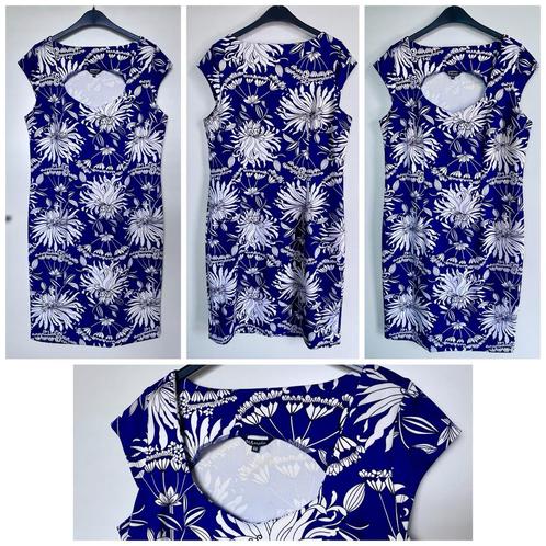 Blauwe jurk 44, Kleding | Dames, Jurken, Zo goed als nieuw, Maat 42/44 (L), Blauw, Knielengte, Ophalen of Verzenden
