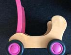 Roze houten loopwagen/poppenwagen (merk: Van Dijk toys), Zo goed als nieuw, Ophalen, Duw- of Trekspeelgoed