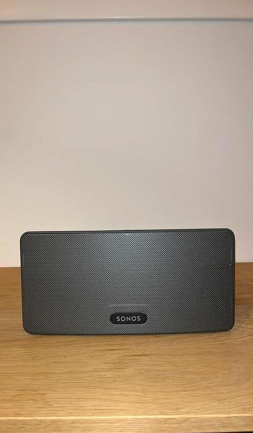 Sonos play 3, 2 stuks, zwart, Audio, Tv en Foto, Luidsprekers, Zo goed als nieuw, Front, Rear of Stereo speakers, Sonos, Ophalen of Verzenden