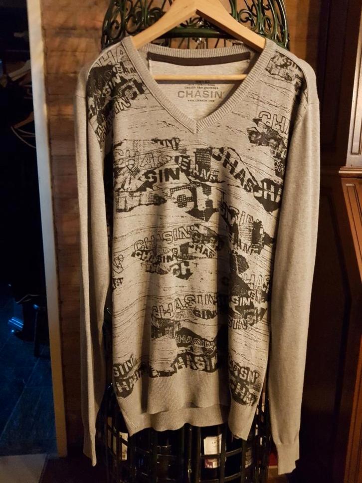Trui/Pullover van het merk Chasin.  Maat XL., Kleding | Heren, Truien en Vesten, Zo goed als nieuw, Maat 56/58 (XL), Grijs, Verzenden