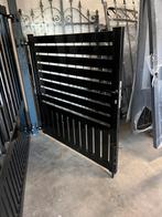 AANBIEDING MODERNE SIERPOORT INRIJPOORT TUINPOORT, Ophalen, Nieuw, IJzer, Dubbelstaafmat hekwerk